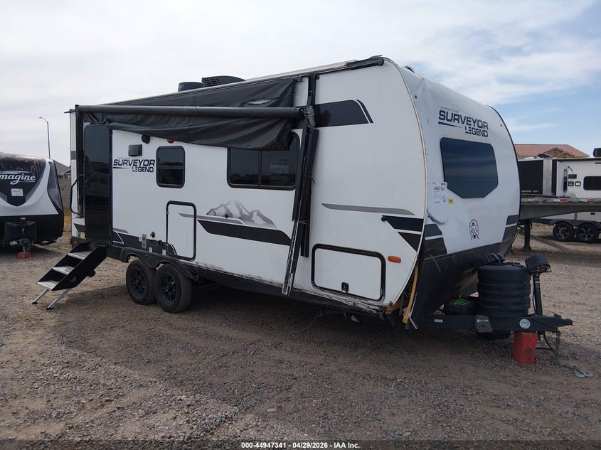 2024 Forest river Surveyor VIN 4X4TSVV27RL047594 IAAI salvage auction — ROLLOVER, Salvage (Arizona), sold $4,700 on 2026-09-08 (photo 1)