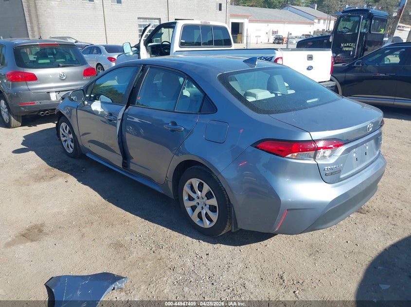 2023 Toyota Corolla VIN 5YFB4MDE4PP041659 IAAI salvage auction — RIGHT FRONT, Salvage (Massachusetts), sold $5,200 on 2026-07-24 (photo 3)