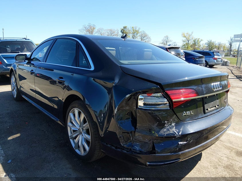2017 Audi A8 VIN WAU44AFD4HN011133 IAAI salvage auction — LEFT REAR, Salvage Title, sold $5,150 on 2026-07-20 (photo 3)