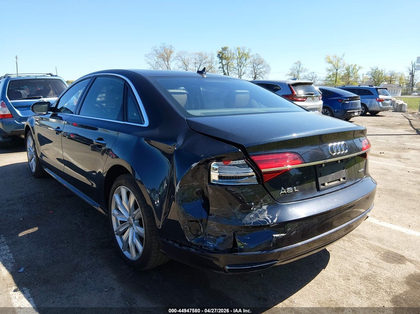 2017 Audi A8 VIN WAU44AFD4HN011133 IAAI salvage auction — LEFT REAR, Salvage Title, sold $5,150 on 2026-07-20 (photo 6)