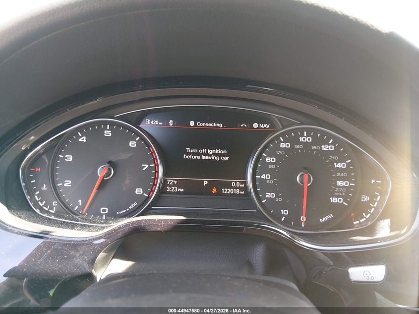 2017 Audi A8 VIN WAU44AFD4HN011133 IAAI salvage auction — LEFT REAR, Salvage Title, sold $5,150 on 2026-07-20 (photo 7)