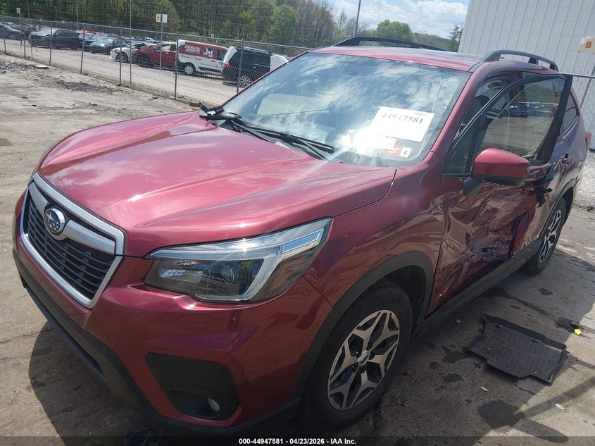 2021 Subaru Forester VIN JF2SKAFC5MH464727 IAAI salvage auction — LEFT SIDE, Salvage (West Virginia), sold $3,850 on 2026-07-09 (photo 2)