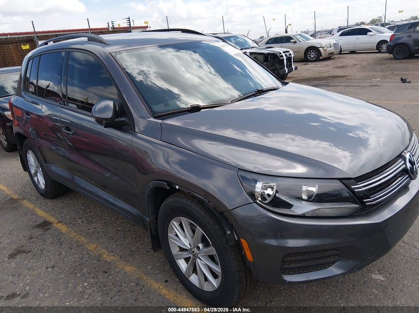 2018 Volkswagen Tiguan VIN WVGAV7AX9JK001627 IAAI salvage auction — UNDERCARRIAGE, Salvage (Colorado), sold $850 on 2026-07-21 (photo 1)
