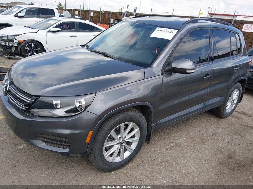 2018 Volkswagen Tiguan VIN WVGAV7AX9JK001627 IAAI salvage auction — UNDERCARRIAGE, Salvage (Colorado), sold $850 on 2026-07-21 (photo 2)