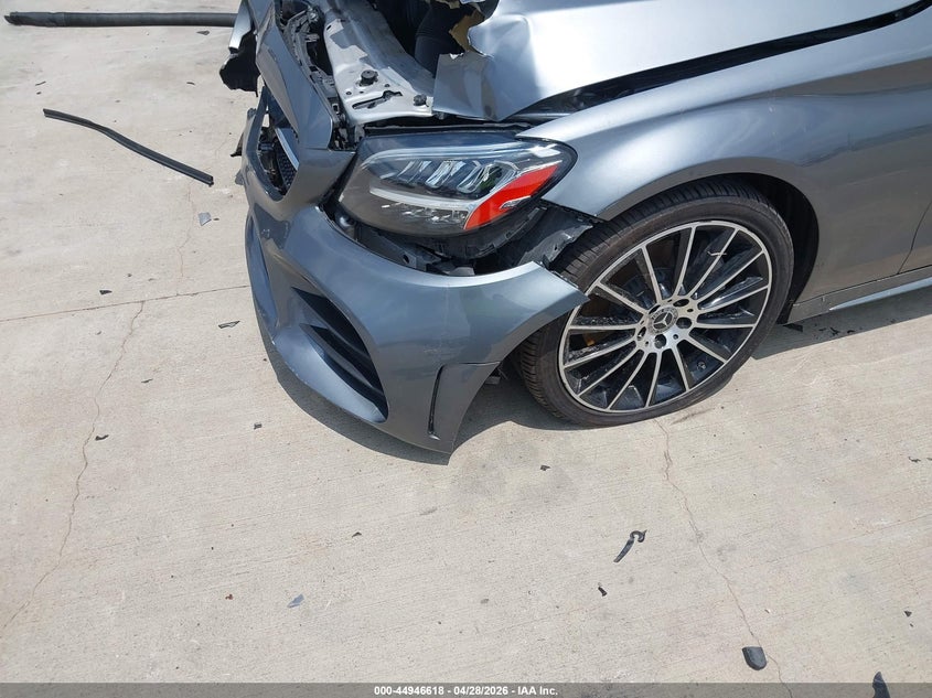 2021 Mercedes-benz C-klasse VIN W1KWF8DB8MR647191 IAAI salvage auction — FRONT & REAR, Salvage (Texas), sold $3,150 on 2026-07-30 (photo 6)