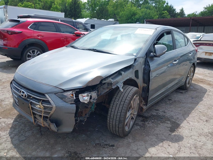 2017 Hyundai Elantra VIN KMHD84LF5HU329939 IAAI salvage auction — LEFT SIDE, Clear (Oklahoma), sold $1,950 on 2026-07-15 (photo 2)