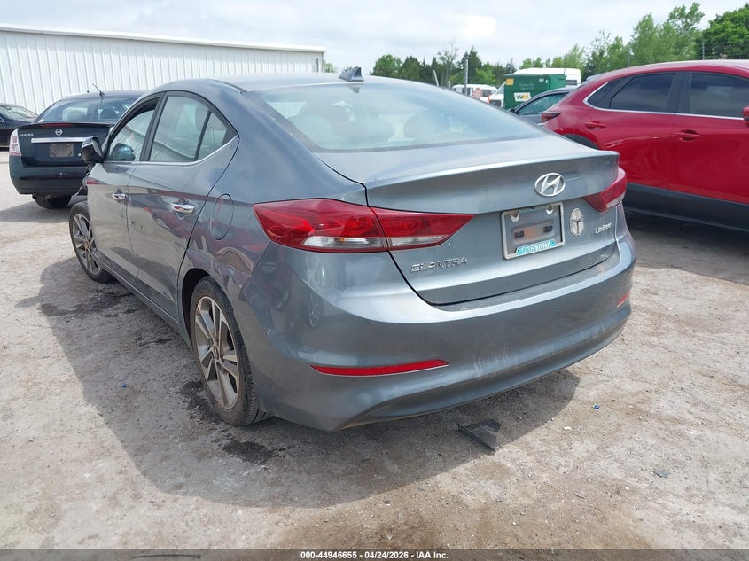 2017 Hyundai Elantra VIN KMHD84LF5HU329939 IAAI salvage auction — LEFT SIDE, Clear (Oklahoma), sold $1,950 on 2026-07-15 (photo 3)