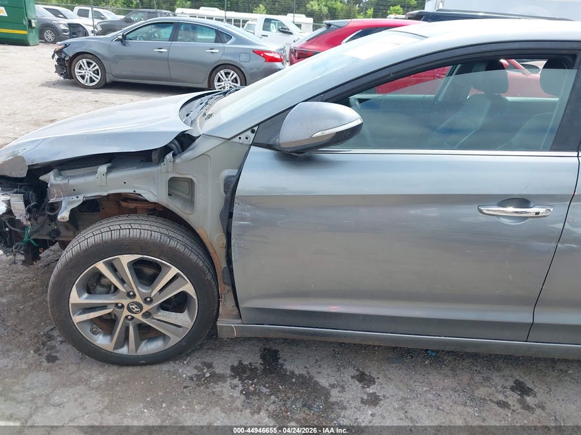 2017 Hyundai Elantra VIN KMHD84LF5HU329939 IAAI salvage auction — LEFT SIDE, Clear (Oklahoma), sold $1,950 on 2026-07-15 (photo 6)