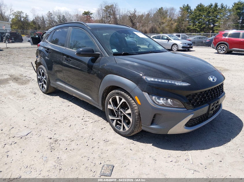 2022 Hyundai Kona VIN KM8K5CA39NU775736 IAAI salvage auction — REAR END, Wait Title, sold $4,300 on 2026-07-14 (photo 1)