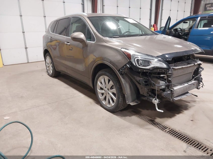 2017 Buick Envision VIN LRBFXESX6HD127092 IAAI salvage auction — FRONT END, Salvage (North Dakota), sold $1,550 on 2026-07-08 (photo 1)