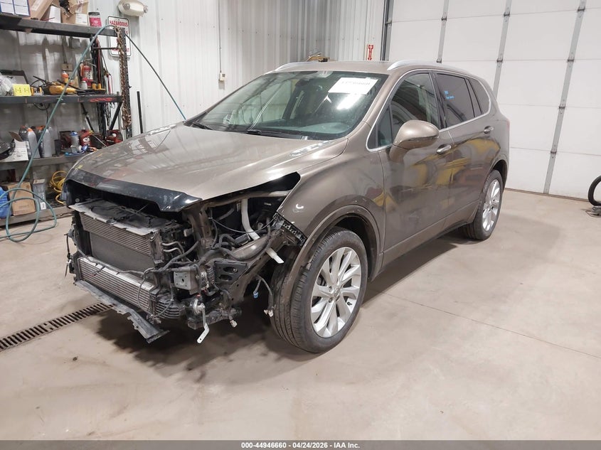2017 Buick Envision VIN LRBFXESX6HD127092 IAAI salvage auction — FRONT END, Salvage (North Dakota), sold $1,550 on 2026-07-08 (photo 2)
