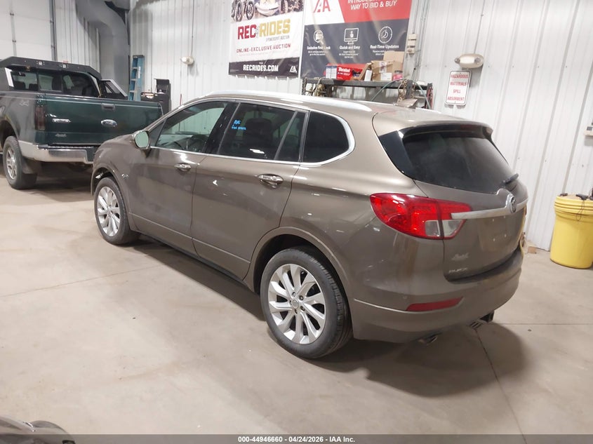 2017 Buick Envision VIN LRBFXESX6HD127092 IAAI salvage auction — FRONT END, Salvage (North Dakota), sold $1,550 on 2026-07-08 (photo 3)