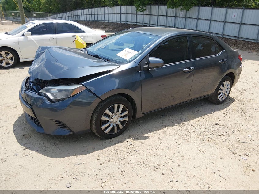 2016 Toyota Corolla VIN 5YFBURHE1GP517955 IAAI salvage auction — FRONT END, Salvage Title, sold $2,950 on 2026-07-19 (photo 2)
