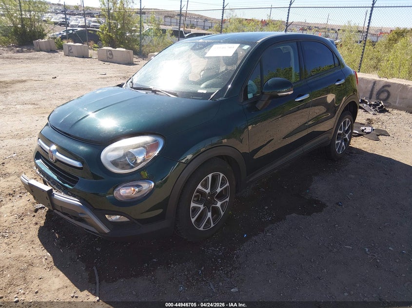 2016 Fiat 500x VIN ZFBCFYCT0GP330362 IAAI salvage auction — RIGHT FRONT, Salvage Title, sold $300 on 2026-08-17 (photo 2)