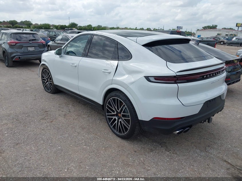 2026 Porsche Cayenne coupe VIN WP1BL2AY0TDA50036 IAAI salvage auction — FRONT END, Original (Texas), sold $53,500 on 2026-07-13 (photo 3)