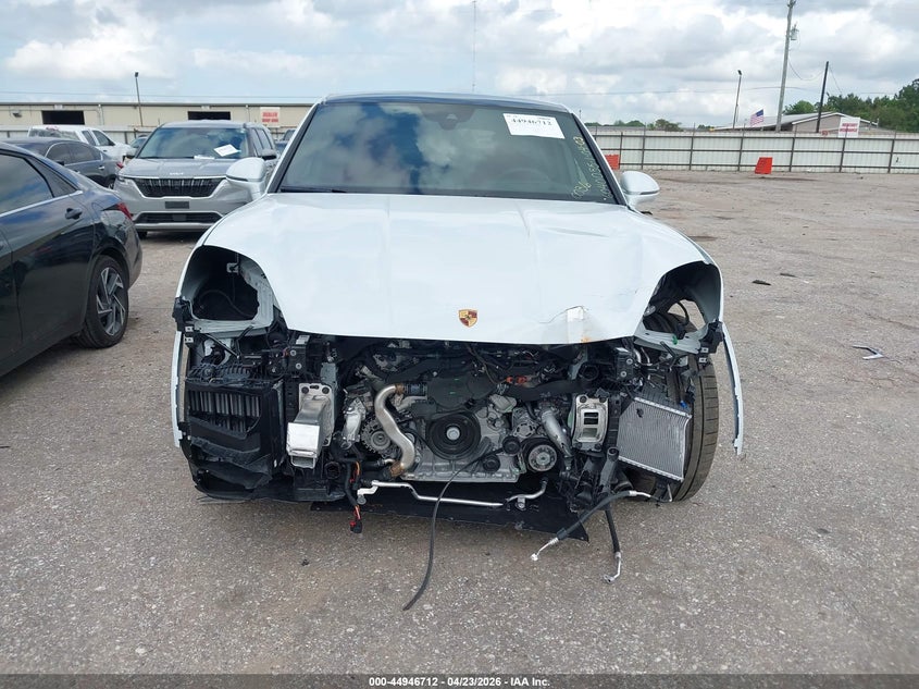 2026 Porsche Cayenne coupe VIN WP1BL2AY0TDA50036 IAAI salvage auction — FRONT END, Original (Texas), sold $53,500 on 2026-07-13 (photo 6)