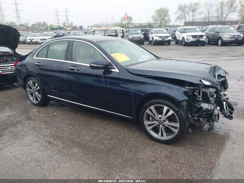 2018 Mercedes-benz C-klasse VIN WDDWF4KB4JR409149 IAAI salvage auction — FRONT END, Salvage Title, sold $3,150 on 2026-07-29 (photo 1)