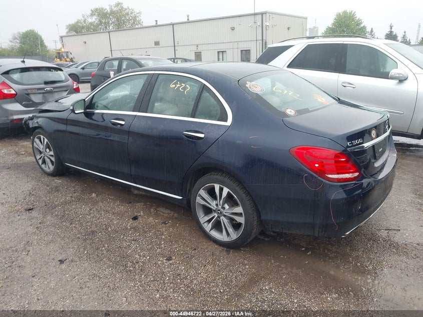 2018 Mercedes-benz C-klasse VIN WDDWF4KB4JR409149 IAAI salvage auction — FRONT END, Salvage Title, sold $3,150 on 2026-07-29 (photo 3)