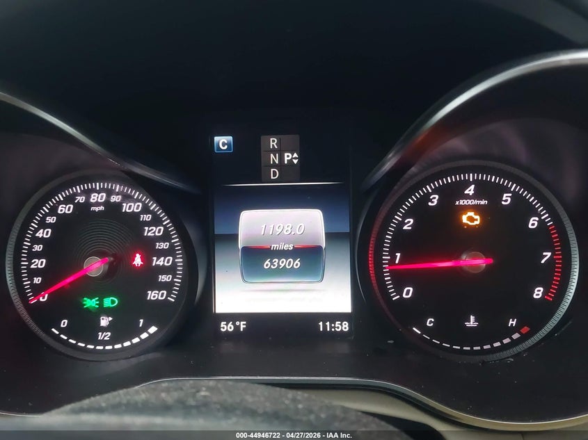 2018 Mercedes-benz C-klasse VIN WDDWF4KB4JR409149 IAAI salvage auction — FRONT END, Salvage Title, sold $3,150 on 2026-07-29 (photo 7)
