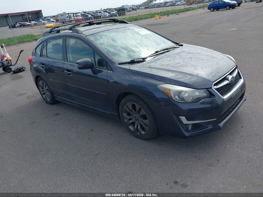 2015 Subaru Impreza VIN JF1GPAZ69F8222737 IAAI salvage auction — LEFT & RIGHT, Salvage (Idaho), sold $1,050 on 2026-07-20 (photo 1)