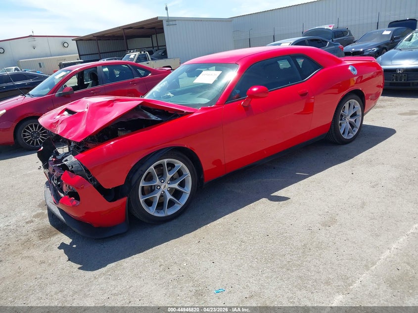 2022 Dodge Challenger VIN 2C3CDZJG6NH214595 IAAI salvage auction — FRONT END, Salvage Title, sold $2,250 on 2026-08-02 (photo 2)