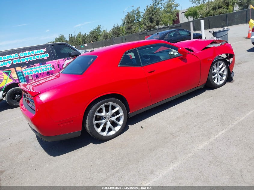 2022 Dodge Challenger VIN 2C3CDZJG6NH214595 IAAI salvage auction — FRONT END, Salvage Title, sold $2,250 on 2026-08-02 (photo 4)