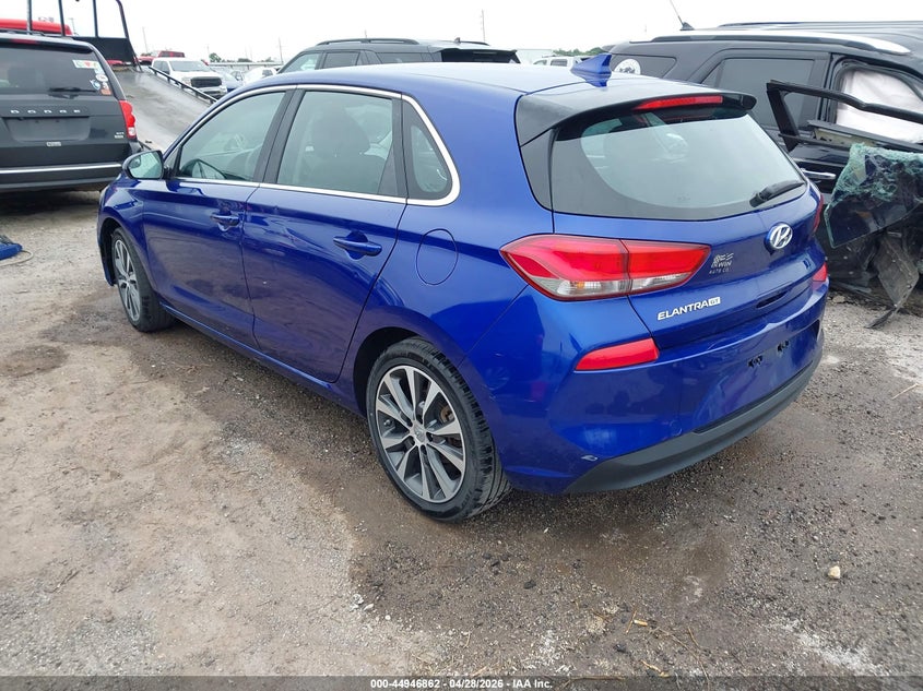 2019 Hyundai Elantra VIN KMHH35LE4KU088797 IAAI salvage auction — LEFT FRONT, Clear (Oklahoma), sold $1,250 on 2026-07-07 (photo 3)