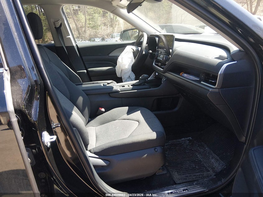 2025 Toyota Highlander VIN 5TDAAAB5XSS091729 IAAI salvage auction — FRONT END, Salvage (South Carolina), sold $22,350 on 2026-07-06 (photo 5)