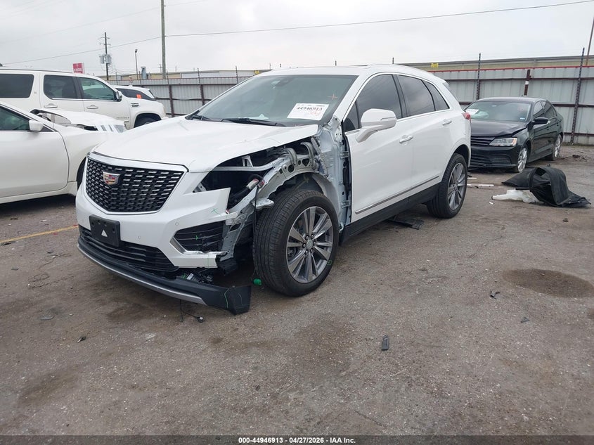 2025 Cadillac Xt5 VIN 1GYKNCRS5SZ100927 IAAI salvage auction — LEFT FRONT, Original (Texas), sold $16,600 on 2026-07-15 (photo 2)