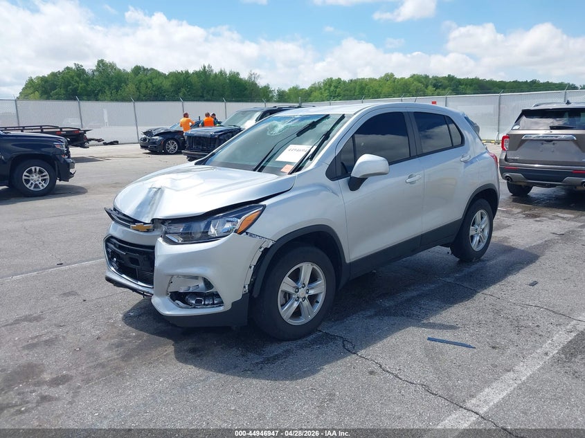 2022 Chevrolet Trax VIN KL7CJNSM4NB547918 IAAI salvage auction — FRONT END, Salvage (Indiana), sold $1,750 on 2026-07-23 (photo 2)