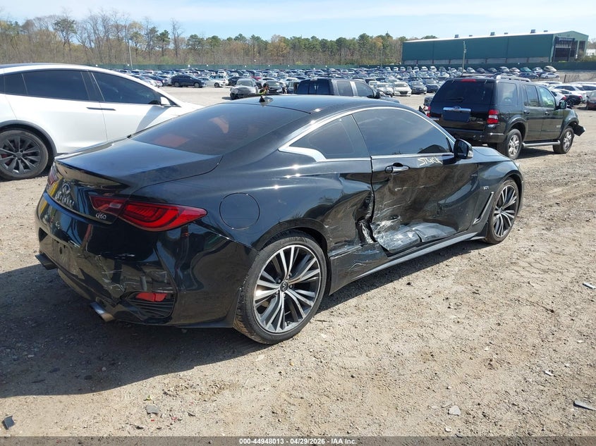 2020 Infiniti Q60 VIN JN1EV7EL7LM380117 IAAI salvage auction — RIGHT SIDE, Mv-907A (New York), sold $6,950 on 2026-07-14 (photo 4)