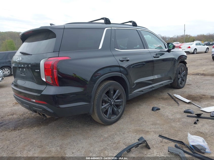 2024 Hyundai Palisade VIN KM8R3DGE5RU723304 IAAI salvage auction — FRONT END, Salvage (New Jersey), sold $12,500 on 2026-07-23 (photo 4)