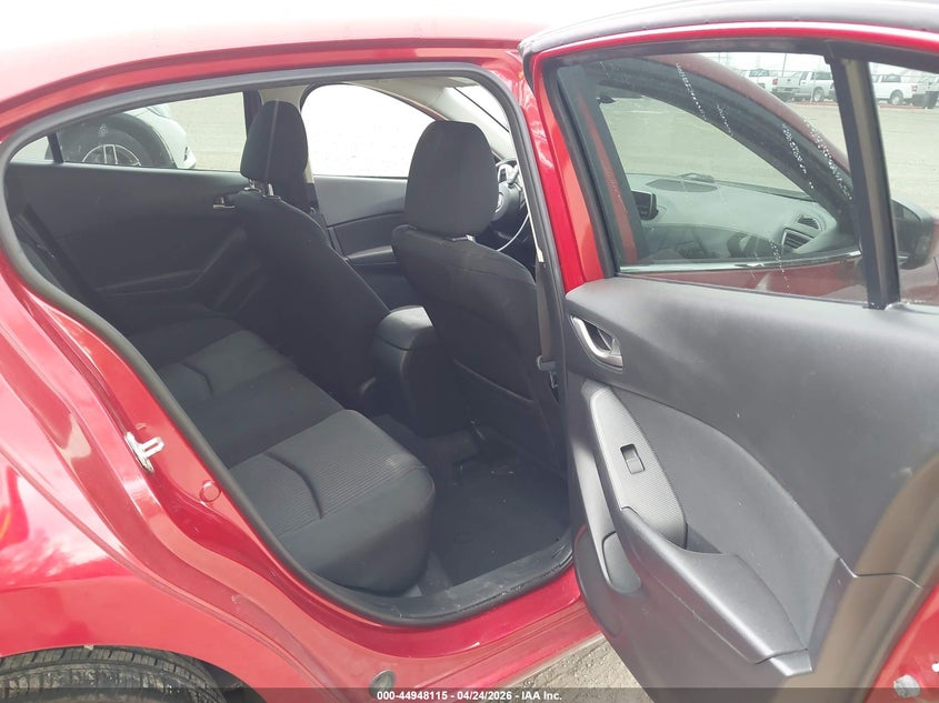 2014 Mazda 3 VIN JM1BM1V70E1123677 IAAI salvage auction — SIDE, Clear (Indiana), sold $1,150 on 2026-07-08 (photo 8)