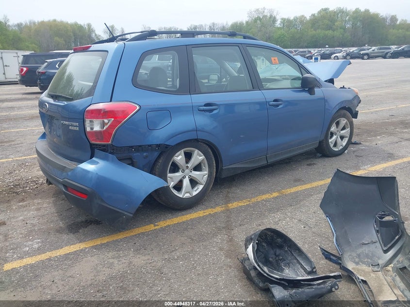 2015 Subaru Forester VIN JF2SJABC0FH591607 IAAI salvage auction — FRONT END, Salvage Title, sold $150 on 2026-07-06 (photo 4)