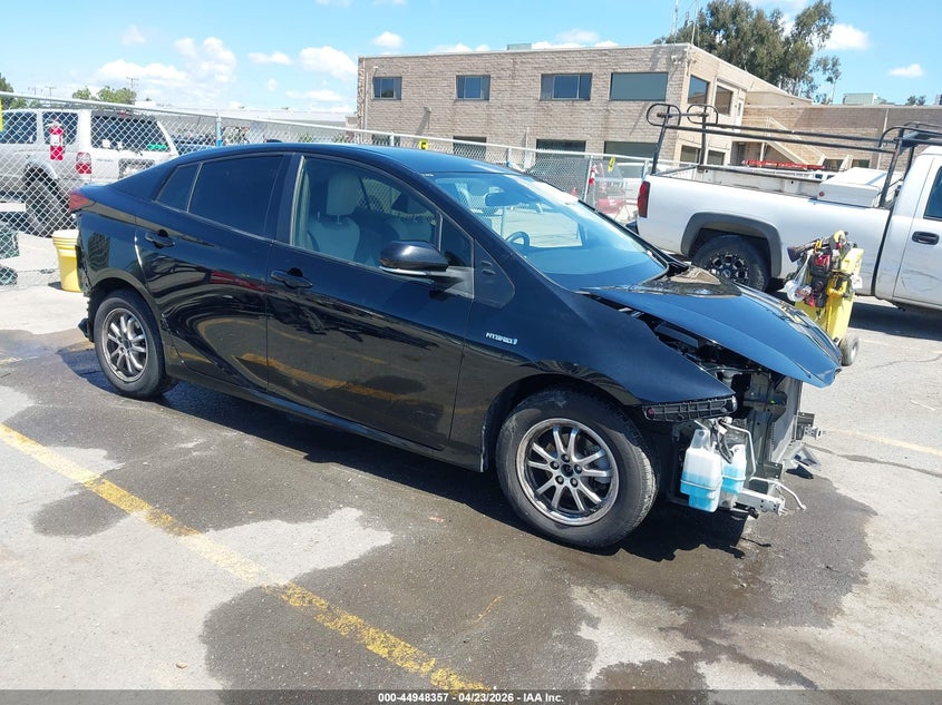 2021 Toyota Prius VIN JTDKAMFU3M3134593 IAAI salvage auction — FRONT & REAR, Wait Title, sold $6,150 on 2026-07-13 (photo 1)