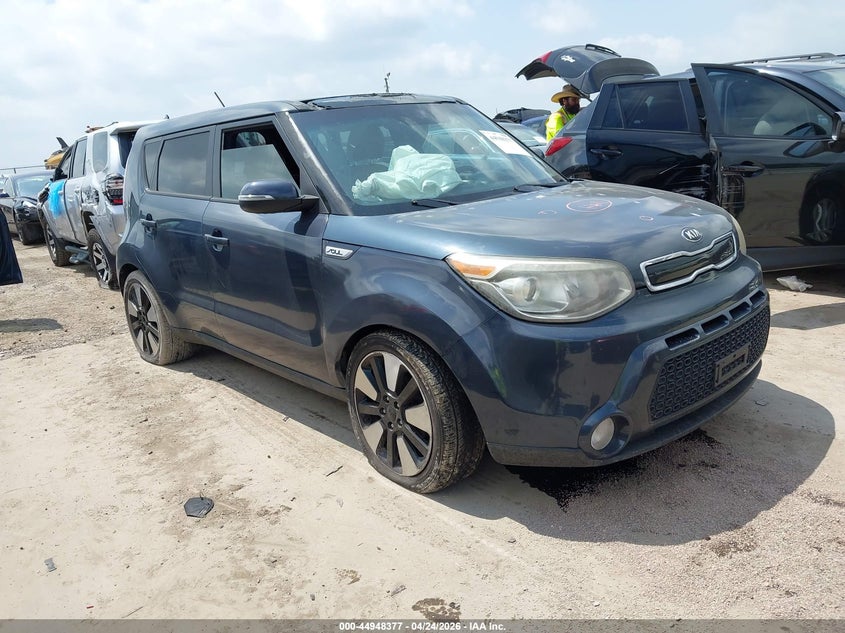 2015 Kia Soul VIN KNDJX3A55F7210301 IAAI salvage auction — UNDERCARRIAGE, Salvage (Texas), sold $1,000 on 2026-07-14 (photo 1)