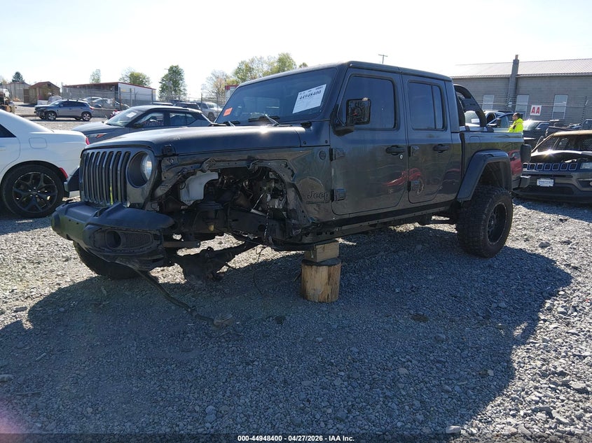 2021 Jeep Gladiator VIN 1C6HJTAGXML526869 IAAI salvage auction — LEFT FRONT, Salvage (West Virginia), sold $8,000 on 2026-07-29 (photo 2)