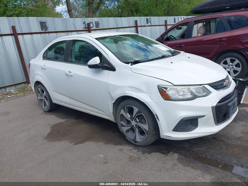 2017 Chevrolet SONIC VIN 1G1JF5SB0H4118786 IAAI salvage auction — FRONT & REAR, Salvage (Utah), sold $475 on 2026-07-09 (photo 1)