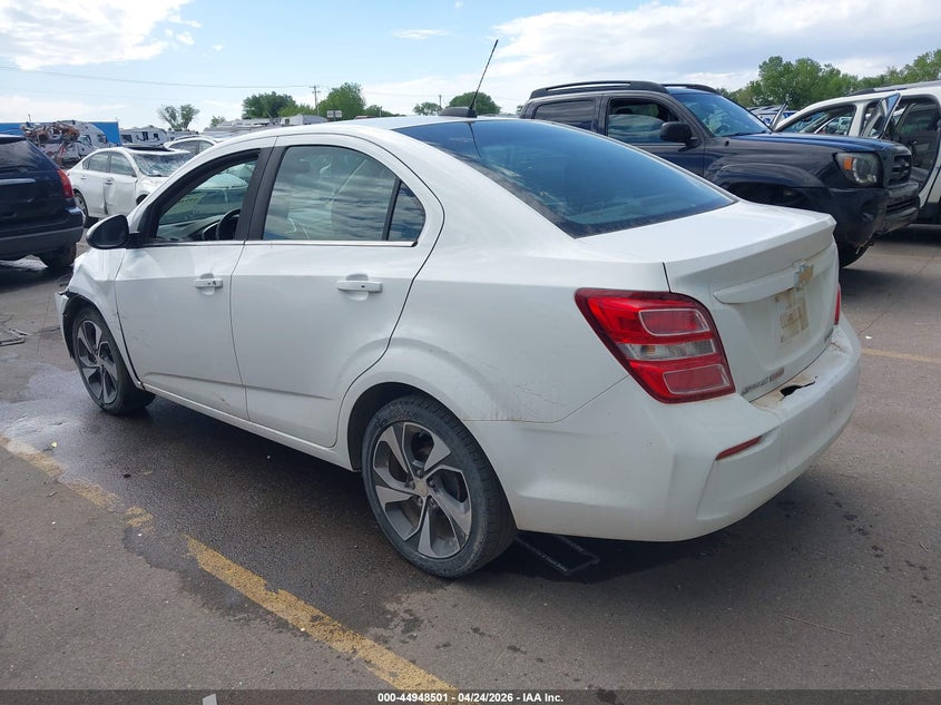 2017 Chevrolet SONIC VIN 1G1JF5SB0H4118786 IAAI salvage auction — FRONT & REAR, Salvage (Utah), sold $475 on 2026-07-09 (photo 3)