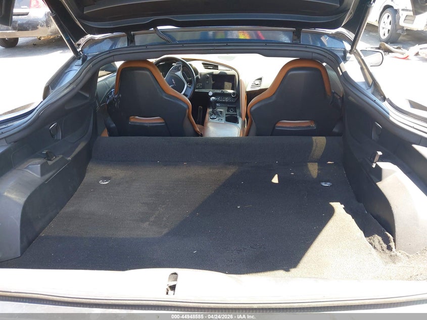 2015 Chevrolet Corvette VIN 1G1YC2D78F5109386 IAAI salvage auction — FRONT & REAR, Salvage (California), sold $9,400 on 2026-07-09 (photo 8)