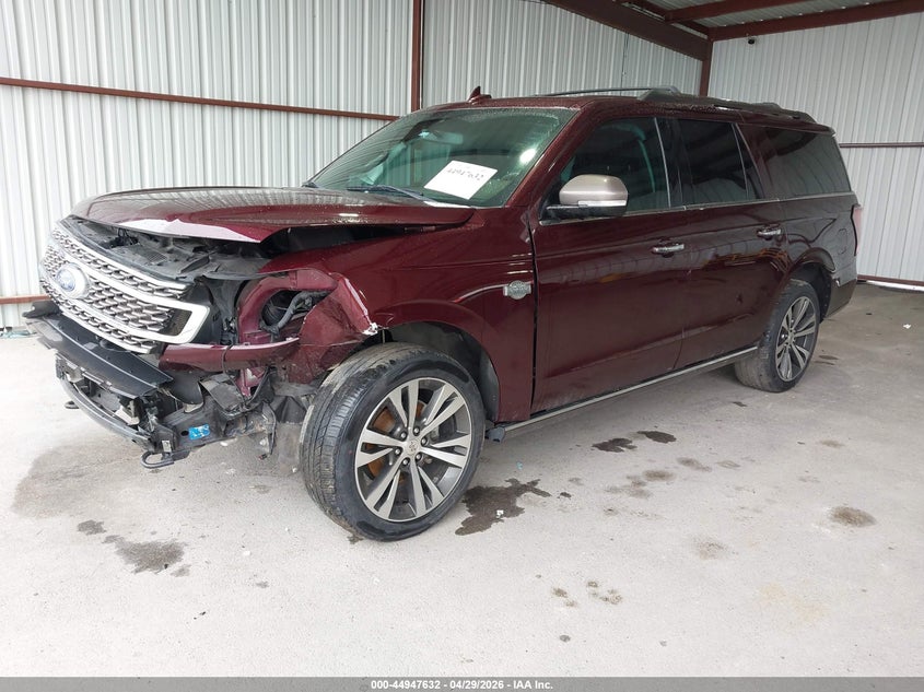 2021 Ford Expedition VIN 1FMJK1PT0MEA40958 IAAI salvage auction — FRONT END, Original (Texas), sold $11,200 on 2026-07-09 (photo 2)