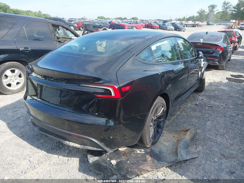 2026 Tesla Model 3 VIN 5YJ3E1EA6TF141280 IAAI salvage auction — ALL OVER, Salvage Title, sold $13,100 on 2026-07-09 (photo 4)