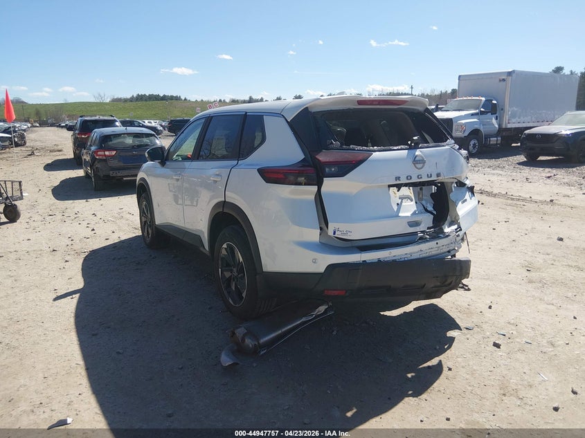 2025 Nissan Rogue VIN 5N1BT3BB9SC859908 IAAI salvage auction — REAR END, Salvage (New Hampshire), sold $7,200 on 2026-07-29 (photo 3)