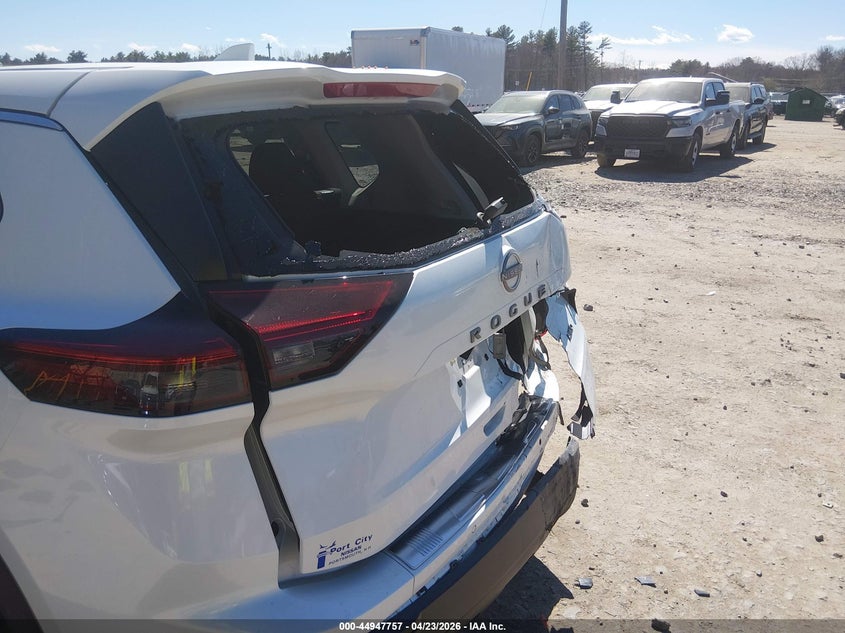 2025 Nissan Rogue VIN 5N1BT3BB9SC859908 IAAI salvage auction — REAR END, Salvage (New Hampshire), sold $7,200 on 2026-07-29 (photo 6)