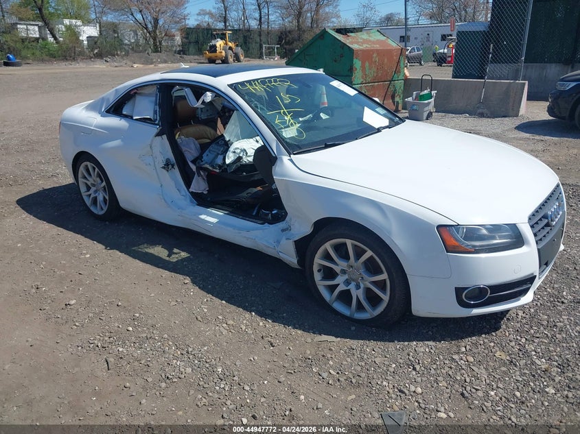 2012 Audi A5 VIN WAULFAFR8CA022489 IAAI salvage auction — FRONT & REAR, Salvage Title, sold $975 on 2026-07-14 (photo 1)