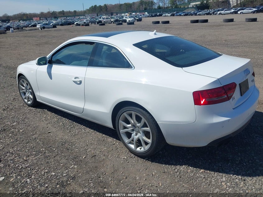 2012 Audi A5 VIN WAULFAFR8CA022489 IAAI salvage auction — FRONT & REAR, Salvage Title, sold $975 on 2026-07-14 (photo 3)
