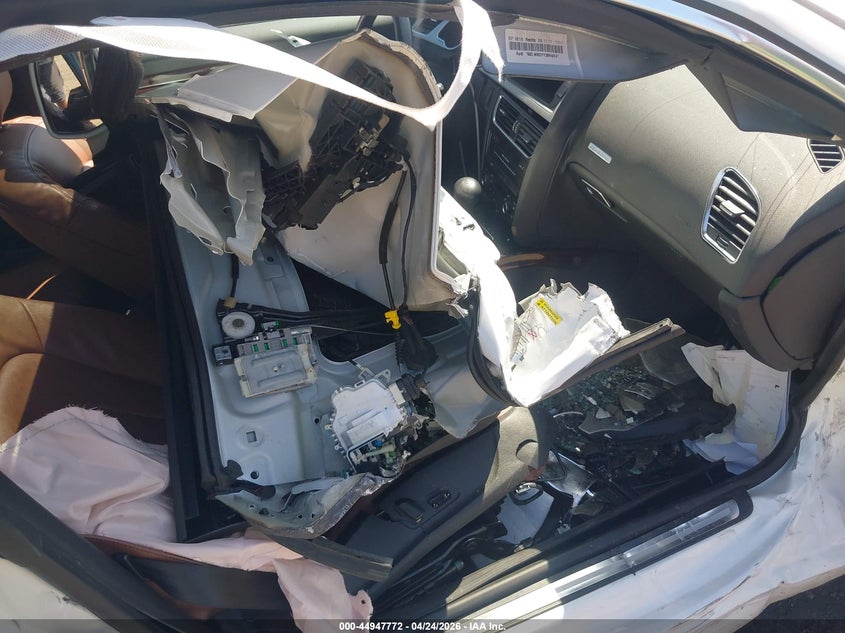 2012 Audi A5 VIN WAULFAFR8CA022489 IAAI salvage auction — FRONT & REAR, Salvage Title, sold $975 on 2026-07-14 (photo 5)