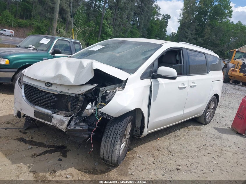 2016 Kia SEDONA VIN KNDMB5C10G6172226 IAAI salvage auction — FRONT END, Salvage Title, sold $875 on 2026-07-07 (photo 2)