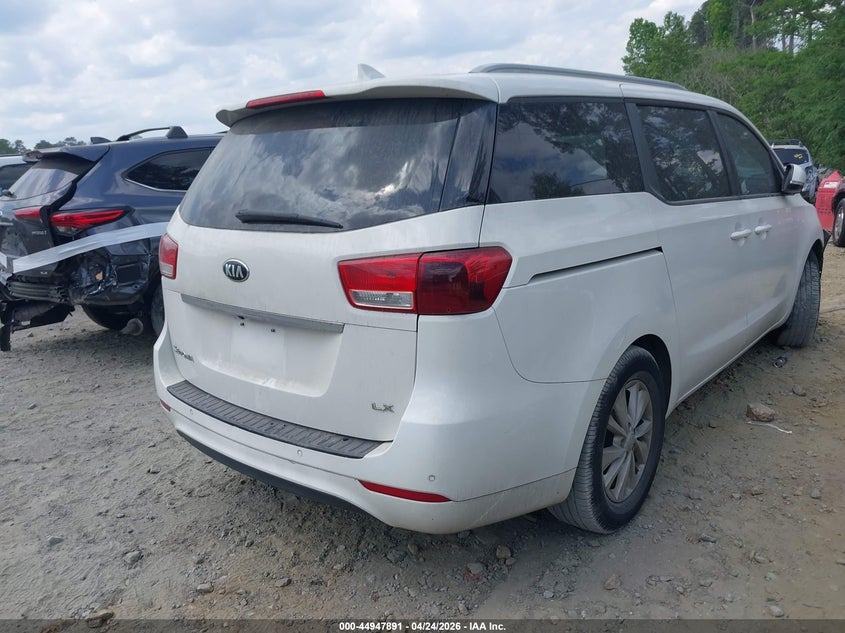 2016 Kia SEDONA VIN KNDMB5C10G6172226 IAAI salvage auction — FRONT END, Salvage Title, sold $875 on 2026-07-07 (photo 4)