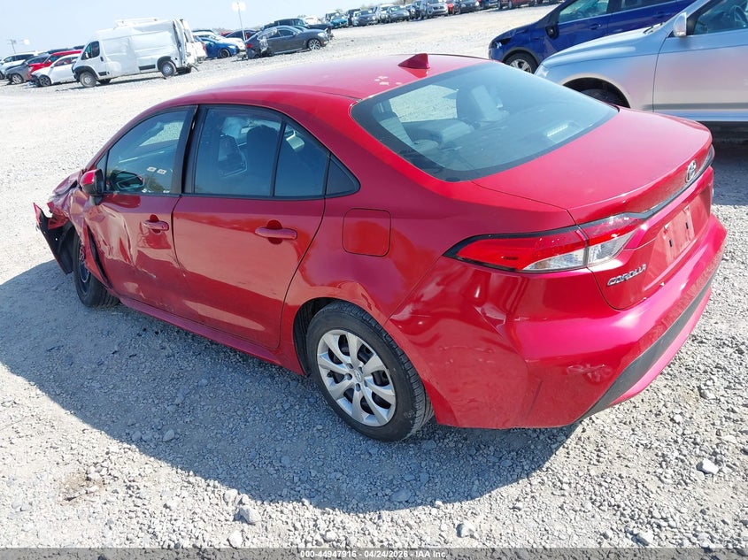 2020 Toyota Corolla VIN 5YFEPRAE5LP097108 IAAI salvage auction — LEFT FRONT, Salvage Title, sold $3,200 on 2026-07-29 (photo 3)